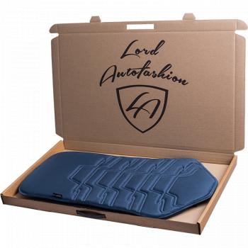 2 599 р. Накидка на сиденье (1 место Афины) ЛЮКС ст ФОРТ Lord Autofashion   (мурена, строчка серо-голубая)  с доставкой в г. Майкоп. Увеличить фотографию 7