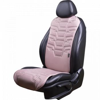 Накидка на сиденье (1 место Афины) ЛЮКС ст ФОРТ Lord Autofashion  (розовый, строчка розовая)