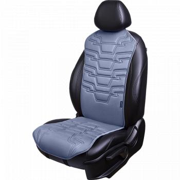 Накидка на сиденье (1 место Афины) ЛЮКС ст ФОРТ Lord Autofashion  (серо-голубой, строчка серо-голубая)