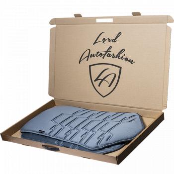 2 599 р. Накидка на сиденье (1 место Афины) ЛЮКС ст ФОРТ Lord Autofashion   (серо-голубой, строчка серо-голубая)  с доставкой в г. Майкоп. Увеличить фотографию 7