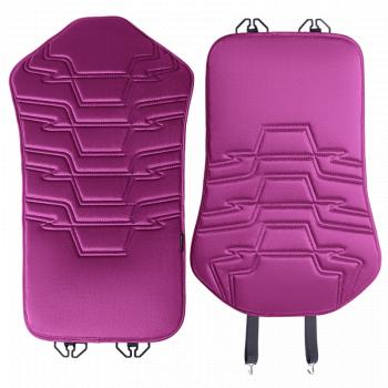 2 599 р. Накидка на сиденье (1 место Афины) ЛЮКС ст ФОРТ Lord Autofashion   (фуксия, строчка темно-лиловая)  с доставкой в г. Майкоп. Увеличить фотографию 4