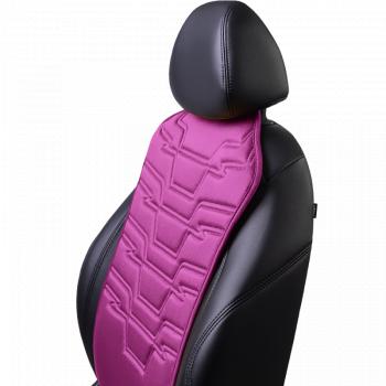2 599 р. Накидка на сиденье (1 место Афины) ЛЮКС ст ФОРТ Lord Autofashion   (фуксия, строчка темно-лиловая)  с доставкой в г. Майкоп. Увеличить фотографию 2