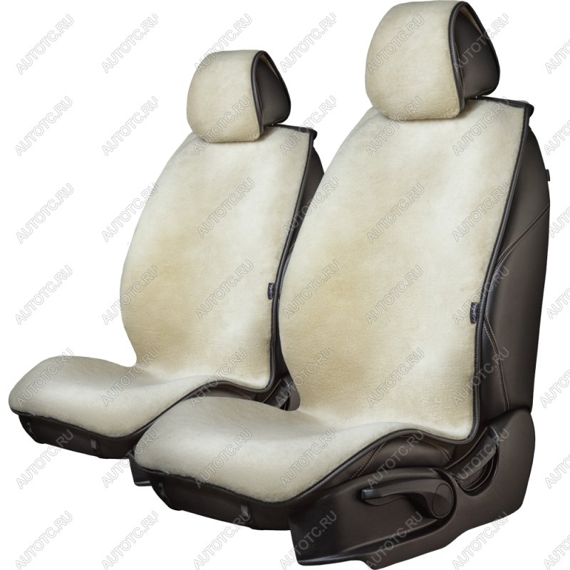 3 899 р. Накидка на сиденье (2 места Мех) ТЕЙЛОР Lord Autofashion   (бежевый)  с доставкой в г. Майкоп