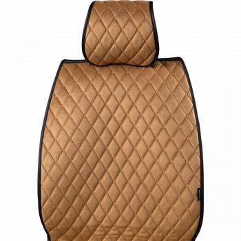 2 999 р. Накидка на сиденье (2 места Каир) ТЕЙЛОР ст БАЙРОН Lord Autofashion   (бронза, строчка бежевая)  с доставкой в г. Майкоп. Увеличить фотографию 8