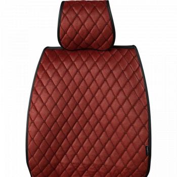 2 999 р. Накидка на сиденье (2 места Каир) ТЕЙЛОР ст БАЙРОН Lord Autofashion   (красный, строчка черная)  с доставкой в г. Майкоп. Увеличить фотографию 5