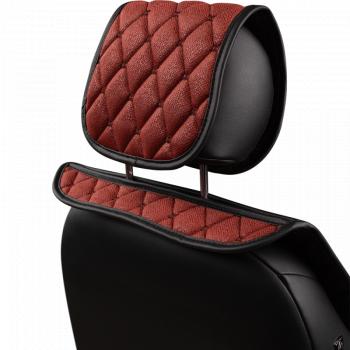 2 999 р. Накидка на сиденье (2 места Каир) ТЕЙЛОР ст БАЙРОН Lord Autofashion   (красный, строчка черная)  с доставкой в г. Майкоп. Увеличить фотографию 10
