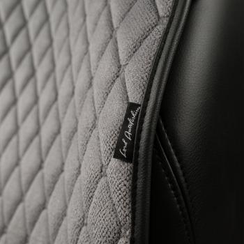2 899 р. Накидка на сиденье (2 места Каир) ТЕЙЛОР ст БАЙРОН Lord Autofashion   (светло-серая, строчка серая)  с доставкой в г. Майкоп. Увеличить фотографию 6