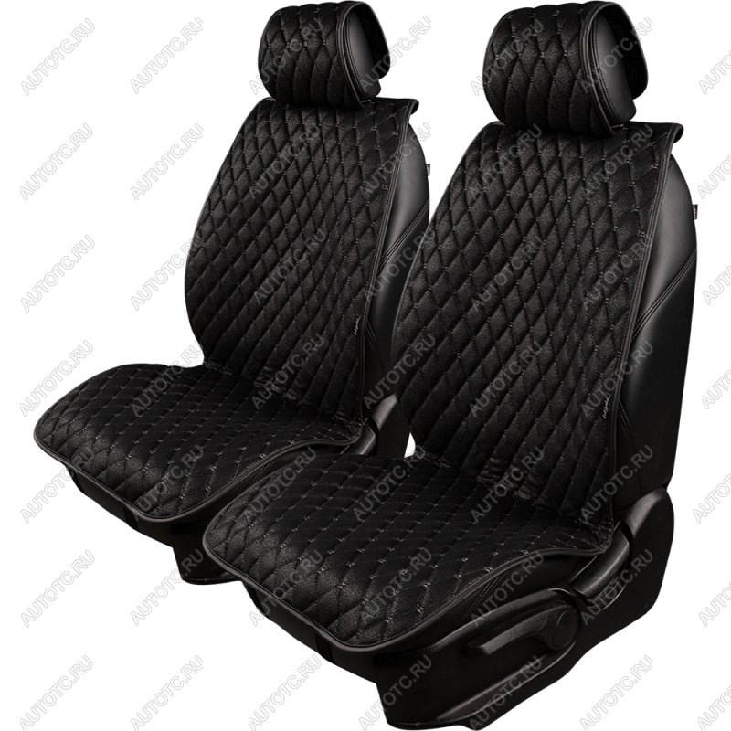 2 779 р. Накидка на сиденье (2 места Каир) ТЕЙЛОР ст БАЙРОН Lord Autofashion   (черный, строчка серая)  с доставкой в г. Майкоп