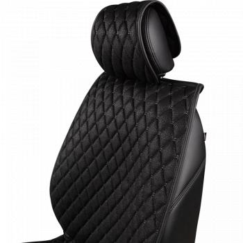 2 779 р. Накидка на сиденье (2 места Каир) ТЕЙЛОР ст БАЙРОН Lord Autofashion   (черный, строчка серая)  с доставкой в г. Майкоп. Увеличить фотографию 8