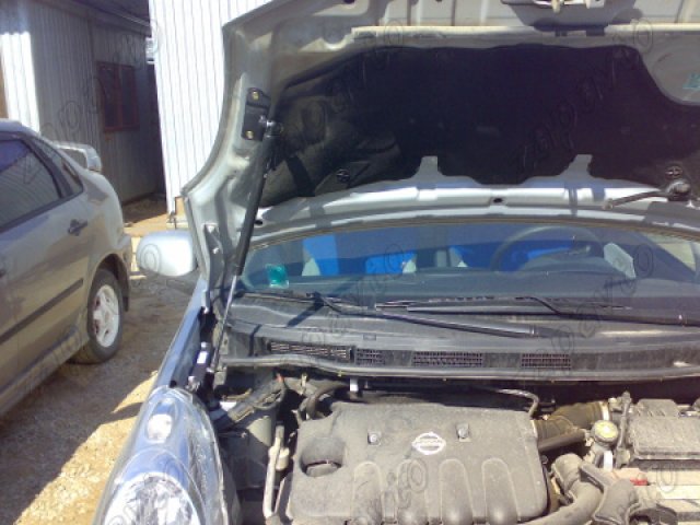 3 299 р. Упор капота ТехноМастер  Nissan Note  1 (2004-2013) E11 дорестайлинг, E11 рестайлинг  с доставкой в г. Майкоп