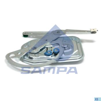 2 299 р. Стеклоподъемник SCANIA 4,P,G,R,T series двери левой механический SAMPA SAMPA 043.190 SAMPA 043.190  с доставкой в г. Майкоп. Увеличить фотографию 1