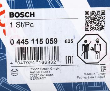 38 999 р. Форсунка MERCEDES E (W212) топливная BOSCH BOSCH 0445115059 BOSCH 0445115059  с доставкой в г. Майкоп. Увеличить фотографию 5