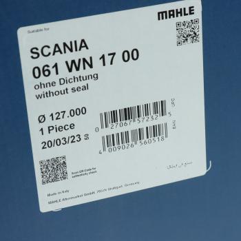 7 999 р. Гильза цилиндра SCANIA P,G,R,T,K,4 series дв.DC11.01,DSC12.01 d=127 MAHLE MAHLE 061wn1700  с доставкой в г. Майкоп. Увеличить фотографию 5