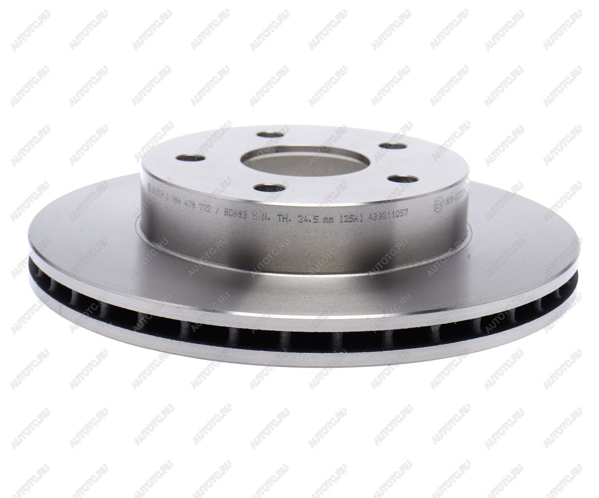 5 249 р. Диск тормозной JEEP Grand Cherokee (99-) передний (1шт.) BOSCH BOSCH 0986478772  с доставкой в г. Майкоп