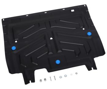 5 999 р. Защита картера и КПП GEELY Coolray (20-) (с крепежом) АВТОБРОНЯ АВТОБРОНЯ 111.01922.1  с доставкой в г. Майкоп. Увеличить фотографию 1