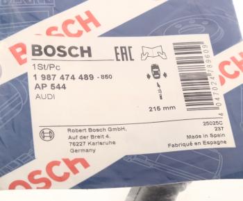539 р. Датчик износа тормозных колодок AUDI A6 (12-),A7 (10-),A8 (09-),Q5 (12-) передний BOSCH BOSCH 1987474489  с доставкой в г. Майкоп. Увеличить фотографию 3