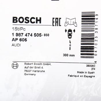 689 р. Датчик износа тормозных колодок AUDI A5,S5 (08-) BOSCH BOSCH 1987474505 BOSCH 1987474505  с доставкой в г. Майкоп. Увеличить фотографию 4