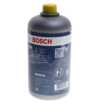 1 539 р. Жидкость тормозная DOT-4 1л High Perfomance BOSCH BOSCH 1987479113  с доставкой в г. Майкоп. Увеличить фотографию 1