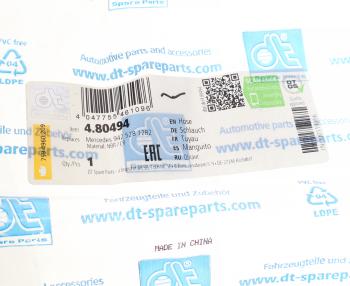 2 399 р. Патрубок MERCERDES Actros маслоналивной DT DT 4.80494  с доставкой в г. Майкоп. Увеличить фотографию 2