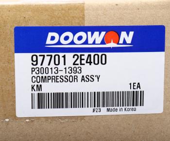 26 799 р. Компрессор HYUNDAI Tucson (07-) (2.0) KIA Sportage (07-) (2.0) кондиционера DOOWON DOOWON 97701-2e400  с доставкой в г. Майкоп. Увеличить фотографию 6