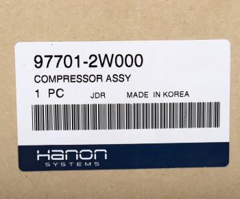 29 099 р. Компрессор HYUNDAI Santa Fe (12-) (2.02.2 CRDI) кондиционера HCC (HANON) HCC 97701-2w000  с доставкой в г. Майкоп. Увеличить фотографию 6