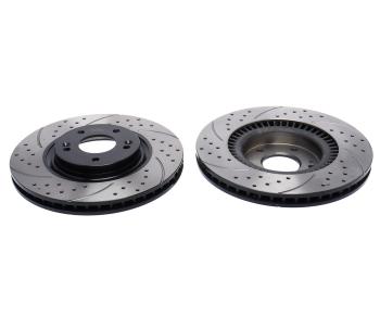 14 949 р. Диск тормозной HYUNDAI Sonata (15-) KIA Optima (15-) передний перфорированный комплект TAYGA TAYGA bdf075  с доставкой в г. Майкоп. Увеличить фотографию 1