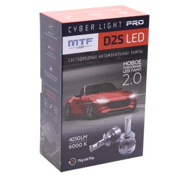 7 249 р. Лампа светодиодная 12V D2S 35W P32d-2 (2шт.) 4250lm 6000K (2шт.) MTF MTF cpd2k6  с доставкой в г. Майкоп. Увеличить фотографию 6