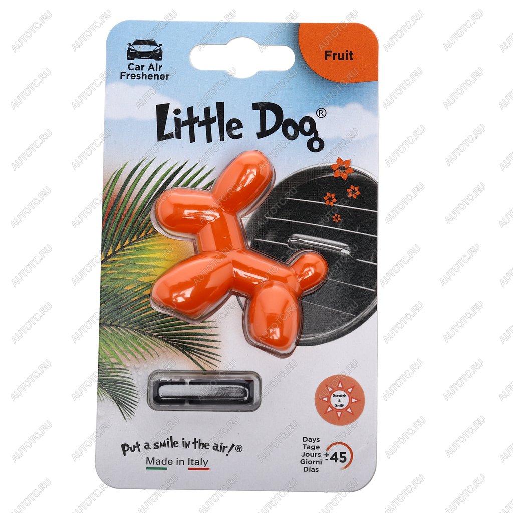 299 р. Ароматизатор на дефлектор полимерный (Фрукты) Little Dog DRIVE INT DRIVE INT ed0909  с доставкой в г. Майкоп