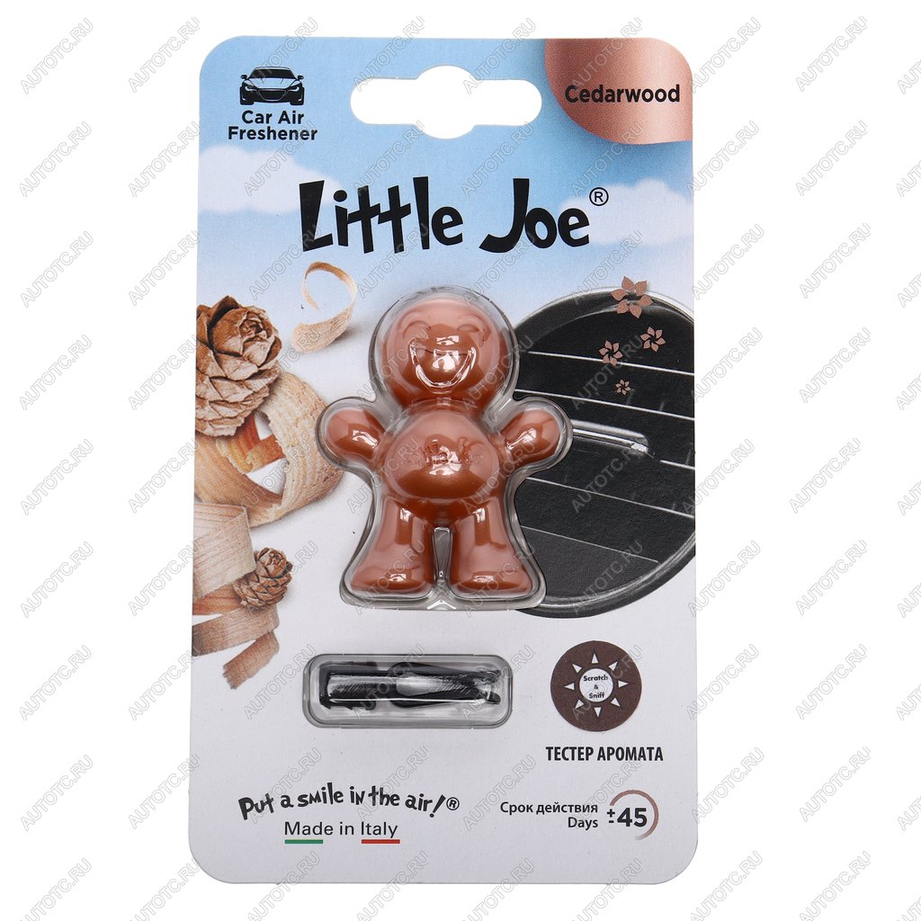 299 р. Ароматизатор на дефлектор полимерный (Кедровое дерево) Little Joe Metallic DRIVE INT DRIVE INT ef1919  с доставкой в г. Майкоп