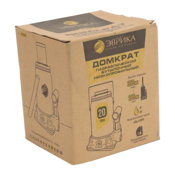 3 999 р. Домкрат бутылочный 20т 185-350мм с клапаном (ремкомплект) ЭВРИКА ЭВРИКА er-81002  с доставкой в г. Майкоп. Увеличить фотографию 4