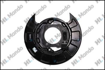 11 399 р. Щит тормоза HYUNDAI Santa Fe (05-) задний левый (с колодками) MANDO MANDO ex582502b000 MANDO ex582502b000  с доставкой в г. Майкоп. Увеличить фотографию 1