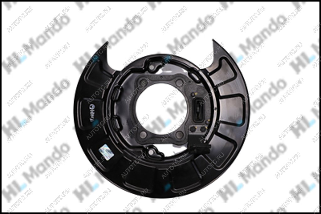 11 399 р. Щит тормоза HYUNDAI Santa Fe (05-) задний левый (с колодками) MANDO MANDO ex582502b000 MANDO ex582502b000  с доставкой в г. Майкоп