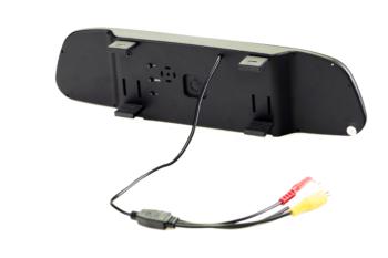 4 799 р. Монитор универсальный в зеркале INTERPOWER INTERPOWER ip mirror 5hd  с доставкой в г. Майкоп. Увеличить фотографию 2
