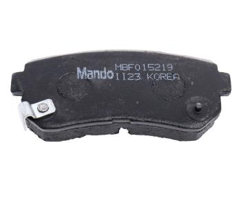 1 699 р. Колодки тормозные HYUNDAI Accent KIA Rio (05-) задние (4шт.) MANDO MANDO mbf015219 MANDO mbf015219  с доставкой в г. Майкоп. Увеличить фотографию 4