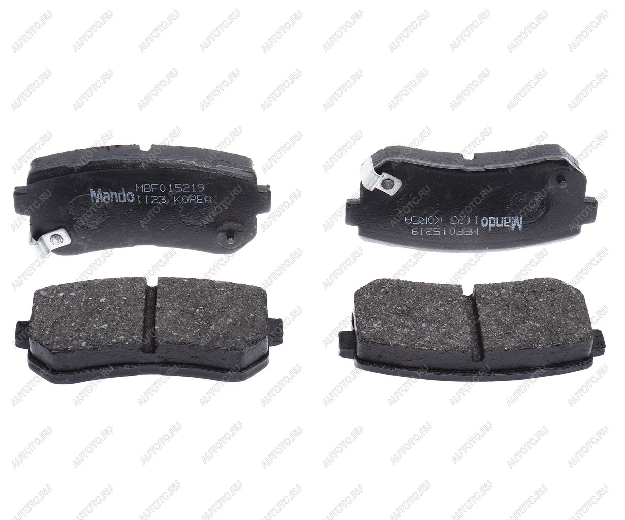 1 699 р. Колодки тормозные HYUNDAI Accent KIA Rio (05-) задние (4шт.) MANDO MANDO mbf015219 MANDO mbf015219  с доставкой в г. Майкоп