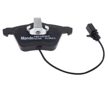 2 679 р. Колодки тормозные AUDI A6 (3.0),Allroad (00-) с датчиком передние (4шт.) MANDO MANDO mbf015369 MANDO mbf015369  с доставкой в г. Майкоп. Увеличить фотографию 4