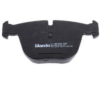 2 049 р. Колодки тормозные BMW 5 (E60),7 (E65),X5 (E70),X6 (E71) задние (4шт.) MANDO MANDO mbf015409 MANDO mbf015409  с доставкой в г. Майкоп. Увеличить фотографию 3