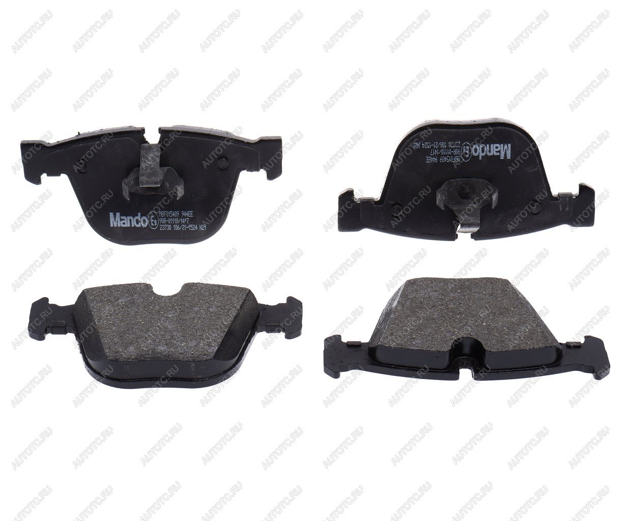 2 049 р. Колодки тормозные BMW 5 (E60),7 (E65),X5 (E70),X6 (E71) задние (4шт.) MANDO MANDO mbf015409 MANDO mbf015409  с доставкой в г. Майкоп