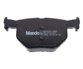 3 099 р. Колодки тормозные BMW E90,E60 (03-) (1.8/3.0) задние (4шт.) MANDO MANDO mbf015412 MANDO mbf015412  с доставкой в г. Майкоп. Увеличить фотографию 3
