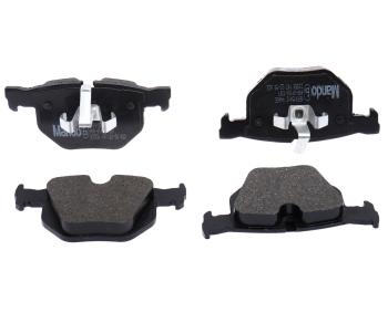 3 099 р. Колодки тормозные BMW E90,E60 (03-) (1.8/3.0) задние (4шт.) MANDO MANDO mbf015412 MANDO mbf015412  с доставкой в г. Майкоп. Увеличить фотографию 1