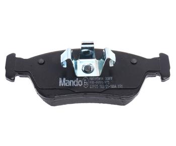 2 459 р. Колодки тормозные BMW 1 (E81,E82,E87,E88) (-06),3 (E90) передние (4шт.) MANDO MANDO mbf015414 MANDO mbf015414  с доставкой в г. Майкоп. Увеличить фотографию 4