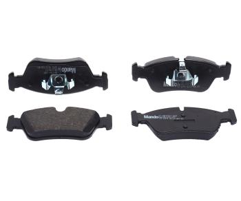 2 459 р. Колодки тормозные BMW 1 (E81,E82,E87,E88) (-06),3 (E90) передние (4шт.) MANDO MANDO mbf015414 MANDO mbf015414  с доставкой в г. Майкоп. Увеличить фотографию 1