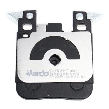 3 599 р. Колодки тормозные BMW 1 (E81,F20,F21,F30,F35,F31),M3 (F80) задние (4шт.) MANDO MANDO mbf015427 MANDO mbf015427  с доставкой в г. Майкоп. Увеличить фотографию 3