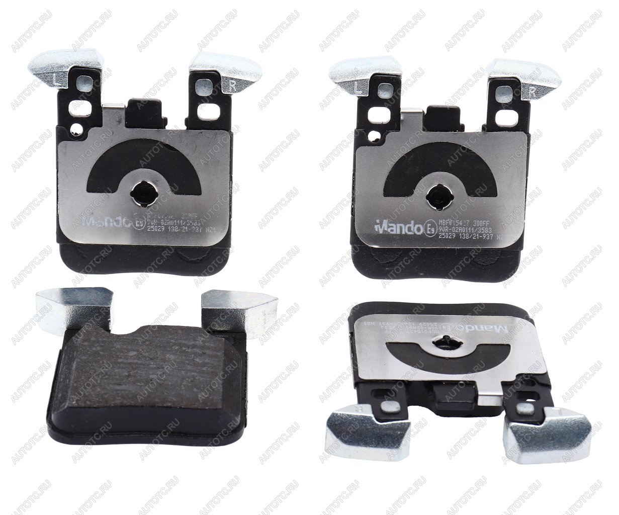 3 599 р. Колодки тормозные BMW 1 (E81,F20,F21,F30,F35,F31),M3 (F80) задние (4шт.) MANDO MANDO mbf015427 MANDO mbf015427  с доставкой в г. Майкоп