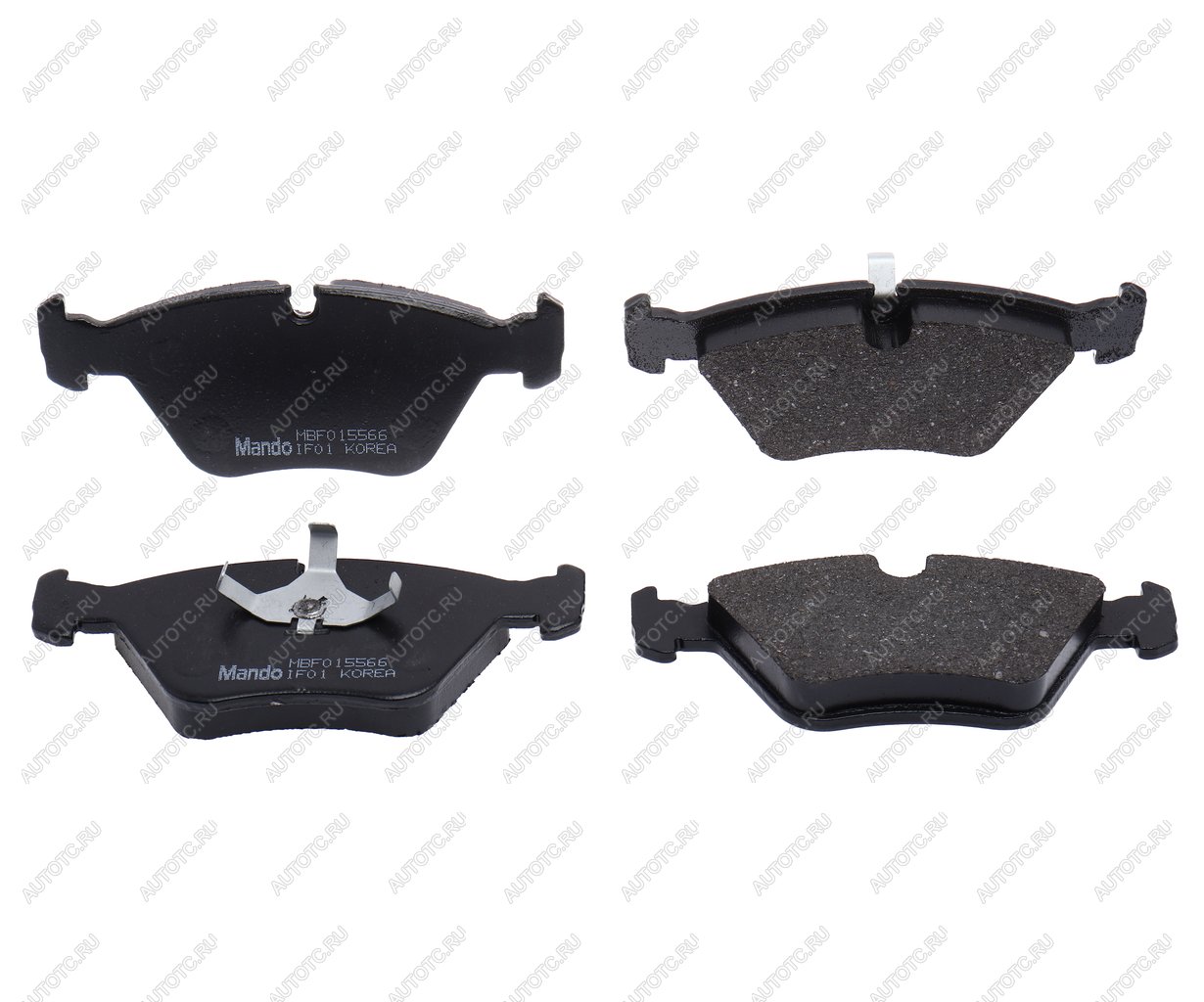 2 869 р. Колодки тормозные BMW 3 (E36),5 (E28),7 (E32) передние (4шт.) MANDO MANDO mbf015566 MANDO mbf015566  с доставкой в г. Майкоп
