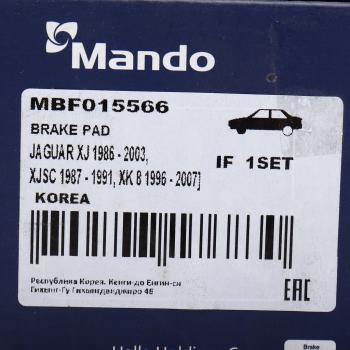2 869 р. Колодки тормозные BMW 3 (E36),5 (E28),7 (E32) передние (4шт.) MANDO MANDO mbf015566 MANDO mbf015566  с доставкой в г. Майкоп. Увеличить фотографию 6