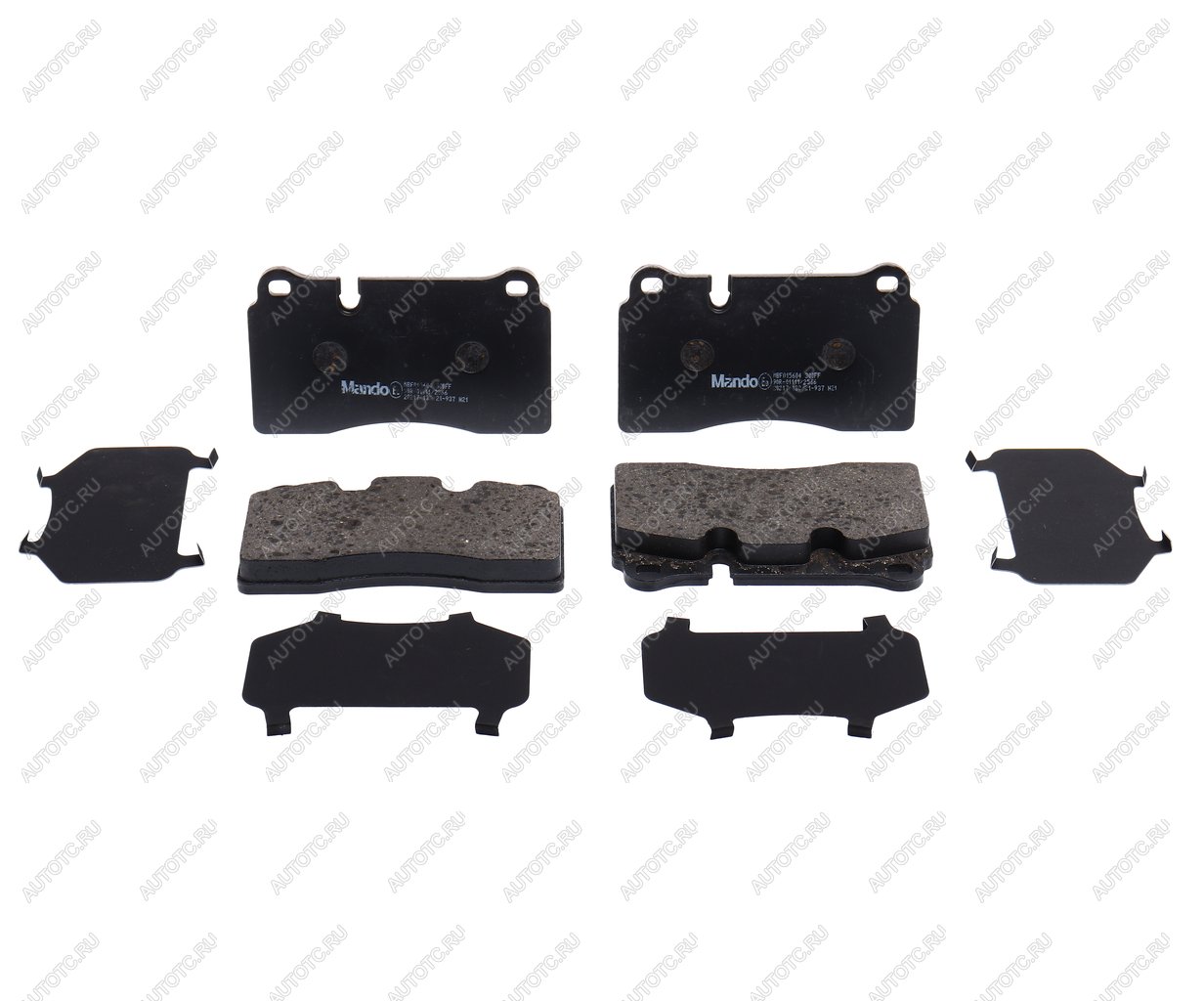 2 999 р. Колодки тормозные LAND ROVER Range Rover (06-12),Range Rover Sport передние (4шт.) MANDO MANDO mbf015604  с доставкой в г. Майкоп