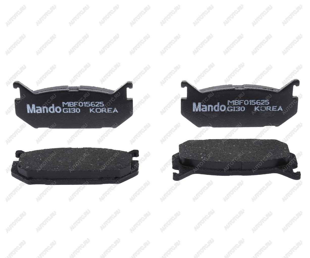 969 р. Колодки тормозные MAZDA 626 (92-97),Xedos 6,MX-6 FORD Probe задние (4шт.) MANDO MANDO mbf015625  с доставкой в г. Майкоп