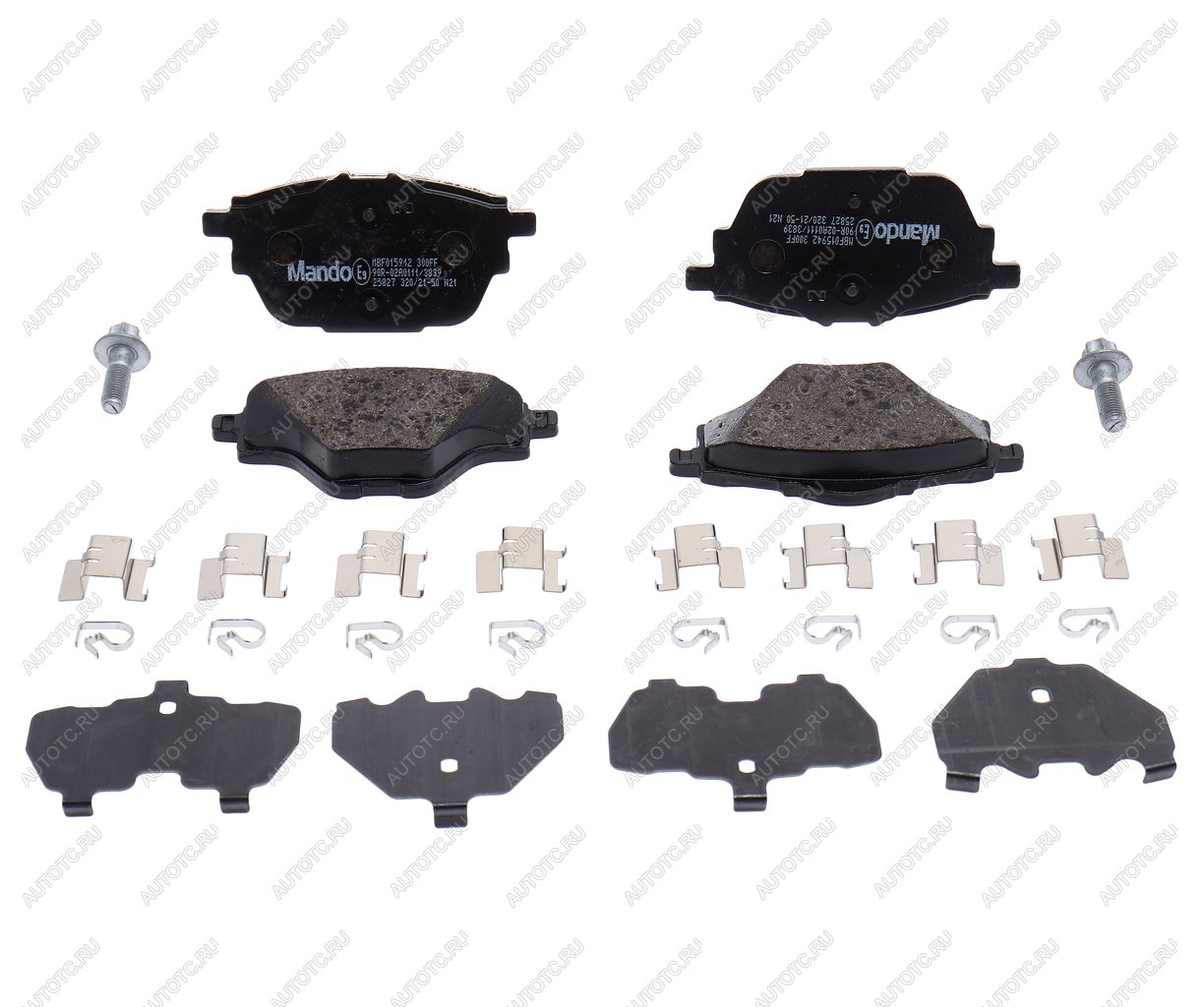 3 479 р. Колодки тормозные CITROEN C4 Grand Picasso задние (4шт.) MANDO MANDO mbf015942 MANDO mbf015942  с доставкой в г. Майкоп