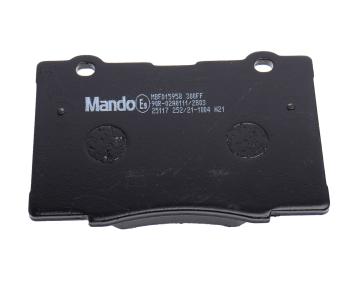 3 899 р. Колодки тормозные HONDA Accord (98-02),Civic (01-05),Legend (06-) передние (4шт.) MANDO MANDO mbf015958 MANDO mbf015958  с доставкой в г. Майкоп. Увеличить фотографию 3